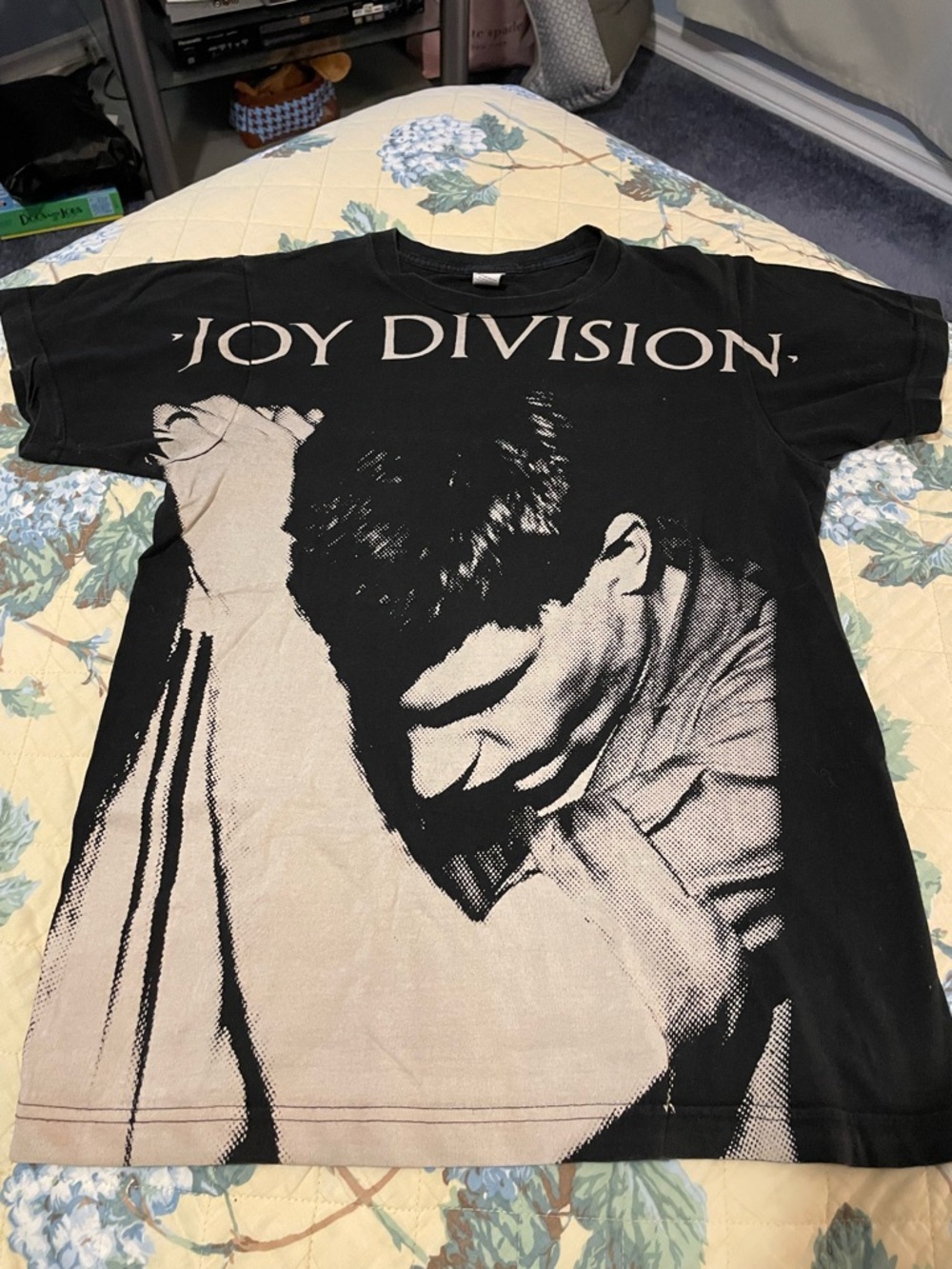 Joy Division Ian Curtis Black Graphic Tee